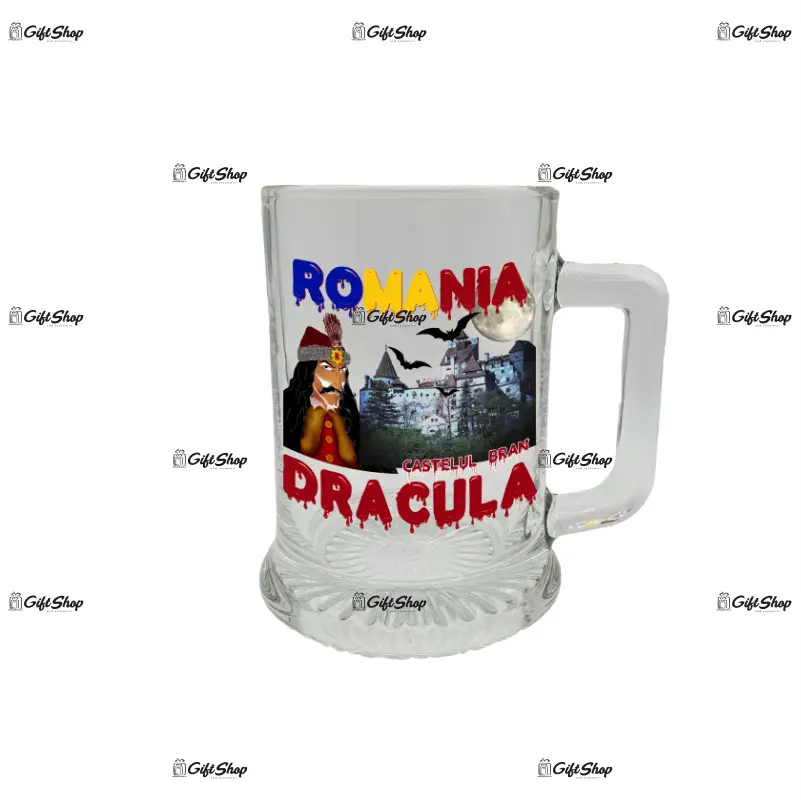 Dracula romania, halba cu mesaj 3